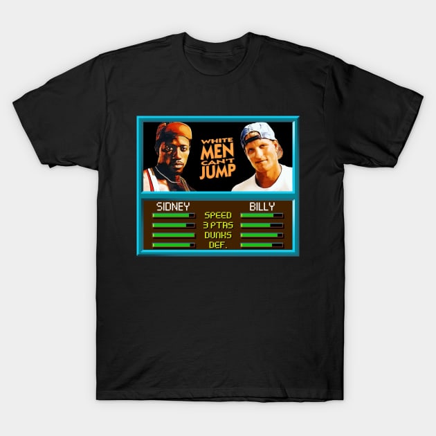 White Men Can't Jump NBA Jam T-Shirt by Juantamad